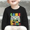 Game On Fifth Grade Back To School Gamer 5th Grade Boys Kids Graphic Toddler Long Sleeve Tee