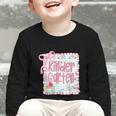 Girls Kindergarten Coquette Bow Pink Preppy Back To School Graphic Toddler Long Sleeve Tee Girls Kindergarten Coquette Bow Pink Preppy Back To School Graphic Toddler Long Sleeve Tee