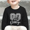Go Cheer Bulldogs High School Spirit Fan Team Back To School Graphic Toddler Long Sleeve Tee Go Cheer Bulldogs High School Spirit Fan Team Back To School Graphic Toddler Long Sleeve Tee