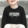 Greyhounds Mascot Back To School Team Spirit Graphic Toddler Long Sleeve Tee Greyhounds Mascot Back To School Team Spirit Graphic Toddler Long Sleeve Tee