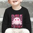 Groovy Class Of 2038 Grow With Me Smile Face Back To School Graphic Toddler Long Sleeve Tee Groovy Class Of 2038 Grow With Me Smile Face Back To School Graphic Toddler Long Sleeve Tee