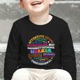 Groovy Community Outreach Worker Back To School Graphic Toddler Long Sleeve Tee Groovy Community Outreach Worker Back To School Graphic Toddler Long Sleeve Tee