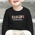 Groovy Parent Educator Back To School Graphic Toddler Long Sleeve Tee Groovy Parent Educator Back To School Graphic Toddler Long Sleeve Tee