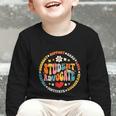 Groovy Student Advocate Appreciation Back To School Graphic Toddler Long Sleeve Tee Groovy Student Advocate Appreciation Back To School Graphic Toddler Long Sleeve Tee