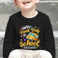 Happy First Day Of School Bus Driver Back To School Graphic Toddler Long Sleeve Tee Happy First Day Of School Bus Driver Back To School Graphic Toddler Long Sleeve Tee