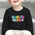 Health Aide Squad Admin Squad Back To School Graphic Toddler Long Sleeve Tee