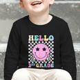 Hello 2nd Grade Groovy Back To School Second Grade Girls Kid Graphic Toddler Long Sleeve Tee Hello 2nd Grade Groovy Back To School Second Grade Girls Kid Graphic Toddler Long Sleeve Tee