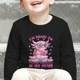 I'm Ready To Axolotl Questions In 3rd Grade Back To School Graphic Toddler Long Sleeve Tee I'm Ready To Axolotl Questions In 3rd Grade Back To School Graphic Toddler Long Sleeve Tee