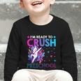 I'm Ready To Crush Preschool Dabbing Unicorn Back To School Graphic Toddler Long Sleeve Tee I'm Ready To Crush Preschool Dabbing Unicorn Back To School Graphic Toddler Long Sleeve Tee
