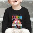 I'm Ready To Crush Second Grade Unicorn Back To School Girls Graphic Toddler Long Sleeve Tee I'm Ready To Crush Second Grade Unicorn Back To School Girls Graphic Toddler Long Sleeve Tee