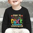 I'm Ready To Rock Kindergarten Guitar Back To School Boys Graphic Toddler Long Sleeve Tee I'm Ready To Rock Kindergarten Guitar Back To School Boys Graphic Toddler Long Sleeve Tee