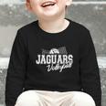 Jaguars Volleyball Back To School Spirit Graphic Toddler Long Sleeve Tee