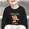 Kids School's Cool Saying Back To School For Kids Graphic Toddler Long Sleeve Tee Kids School's Cool Saying Back To School For Kids Graphic Toddler Long Sleeve Tee