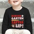 Kindergarten Batter Up Back To School Baseball Player Boys Graphic Toddler Long Sleeve Tee Kindergarten Batter Up Back To School Baseball Player Boys Graphic Toddler Long Sleeve Tee