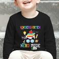 Kindergarten Nerd Mode On Back To School Science Kids Boys Graphic Toddler Long Sleeve Tee Kindergarten Nerd Mode On Back To School Science Kids Boys Graphic Toddler Long Sleeve Tee