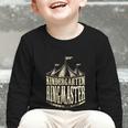 Kindergarten Ringmaster Carnival Back To School Circus Staff Graphic Toddler Long Sleeve Tee Kindergarten Ringmaster Carnival Back To School Circus Staff Graphic Toddler Long Sleeve Tee