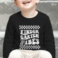 Kindergarten Vibes Retro Girl Back To School Kinder Boy Graphic Toddler Long Sleeve Tee