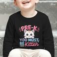 Kitten Back To School Girls Preschool Cat Lover Graphic Toddler Long Sleeve Tee Kitten Back To School Girls Preschool Cat Lover Graphic Toddler Long Sleeve Tee