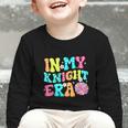 In My Knights Era Back To School Spirit Game Retro Groovy Graphic Toddler Long Sleeve Tee In My Knights Era Back To School Spirit Game Retro Groovy Graphic Toddler Long Sleeve Tee