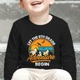 Let The 8th Grade Adventure Begin Back To School Graphic Toddler Long Sleeve Tee Let The 8th Grade Adventure Begin Back To School Graphic Toddler Long Sleeve Tee
