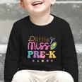 Little Miss Pre-K Preschool First Day Back To School Girls Graphic Toddler Long Sleeve Tee Little Miss Pre-K Preschool First Day Back To School Girls Graphic Toddler Long Sleeve Tee