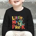 Little Mr Pre-K Dino Back To School Graphic Toddler Long Sleeve Tee Little Mr Pre-K Dino Back To School Graphic Toddler Long Sleeve Tee