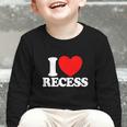 I Love Recess Red Heart Back To School Kids Recess Graphic Toddler Long Sleeve Tee I Love Recess Red Heart Back To School Kids Recess Graphic Toddler Long Sleeve Tee