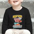 New Year Same Genius Confident Back To School Vibe Graphic Toddler Long Sleeve Tee New Year Same Genius Confident Back To School Vibe Graphic Toddler Long Sleeve Tee