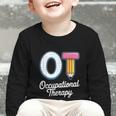 Occupational Therapy OT And COTA Back To School Graphic Toddler Long Sleeve Tee Occupational Therapy OT And COTA Back To School Graphic Toddler Long Sleeve Tee