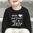 Official 2nd Grader Future Class Of 2037 Back To School Graphic Toddler Long Sleeve Tee Official 2nd Grader Future Class Of 2037 Back To School Graphic Toddler Long Sleeve Tee