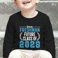 Official Freshman Future Class Of 2028 Back To School Graphic Toddler Long Sleeve Tee Official Freshman Future Class Of 2028 Back To School Graphic Toddler Long Sleeve Tee