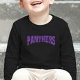 Panthers Back To School Spirit P Graphic Toddler Long Sleeve Tee