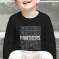 Panthers Mascot Back To School Spirit Sports Team Men Women Graphic Toddler Long Sleeve Tee