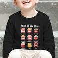 Parateaching Para Is My Jam Back To School For Paraeducator Graphic Toddler Long Sleeve Tee