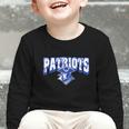 Patriots Back To School Spirit B Graphic Toddler Long Sleeve Tee Patriots Back To School Spirit B Graphic Toddler Long Sleeve Tee