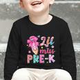 Pencil Bow Lil Miss Pre-K Pre-K Back To School Graphic Toddler Long Sleeve Tee Pencil Bow Lil Miss Pre-K Pre-K Back To School Graphic Toddler Long Sleeve Tee