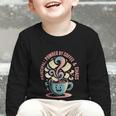 Powered By Coffee Principal Appreciation Back To School Graphic Toddler Long Sleeve Tee