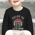 Ready To Tackle 5th Grade Back To School Football Graphic Toddler Long Sleeve Tee