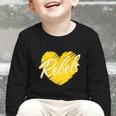 Rebels Heart Back To School Spirit GY Graphic Toddler Long Sleeve Tee
