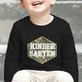 Retro Back To School Boys Old Camo Kindergarten Graphic Toddler Long Sleeve Tee Retro Back To School Boys Old Camo Kindergarten Graphic Toddler Long Sleeve Tee