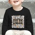 Retro Flower Power Squared Fifth 5th Grade Back To School Graphic Toddler Long Sleeve Tee Retro Flower Power Squared Fifth 5th Grade Back To School Graphic Toddler Long Sleeve Tee