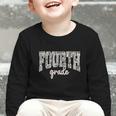 Retro Fourth Grade Back To School Boy Old Camo 4th Grade Kid Graphic Toddler Long Sleeve Tee Retro Fourth Grade Back To School Boy Old Camo 4th Grade Kid Graphic Toddler Long Sleeve Tee
