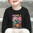 Retro Labor And Delivery Nurse Back To School Men Women Graphic Toddler Long Sleeve Tee Retro Labor And Delivery Nurse Back To School Men Women Graphic Toddler Long Sleeve Tee