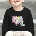 School Nurse Back To School Silly School Nurse Goose Graphic Toddler Long Sleeve Tee School Nurse Back To School Silly School Nurse Goose Graphic Toddler Long Sleeve Tee