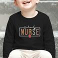 School Nurse Leopard Women School Nurses Back To School Graphic Toddler Long Sleeve Tee School Nurse Leopard Women School Nurses Back To School Graphic Toddler Long Sleeve Tee