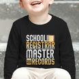 School Registrar Appreciation Back To School Registrar Graphic Toddler Long Sleeve Tee School Registrar Appreciation Back To School Registrar Graphic Toddler Long Sleeve Tee