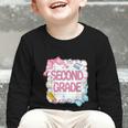 Second Grade Girls Kids Back To School Girls Coquette Bows Graphic Toddler Long Sleeve Tee Second Grade Girls Kids Back To School Girls Coquette Bows Graphic Toddler Long Sleeve Tee