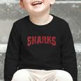 Sharks Back To School Spirit M Graphic Toddler Long Sleeve Tee Sharks Back To School Spirit M Graphic Toddler Long Sleeve Tee