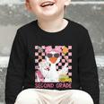 Silly Goose Second Grade Back To School Coquette Girly Graphic Toddler Long Sleeve Tee Silly Goose Second Grade Back To School Coquette Girly Graphic Toddler Long Sleeve Tee