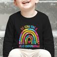 So Long Pre-K Hello Kindergarten Rainbow Back To School Graphic Toddler Long Sleeve Tee So Long Pre-K Hello Kindergarten Rainbow Back To School Graphic Toddler Long Sleeve Tee